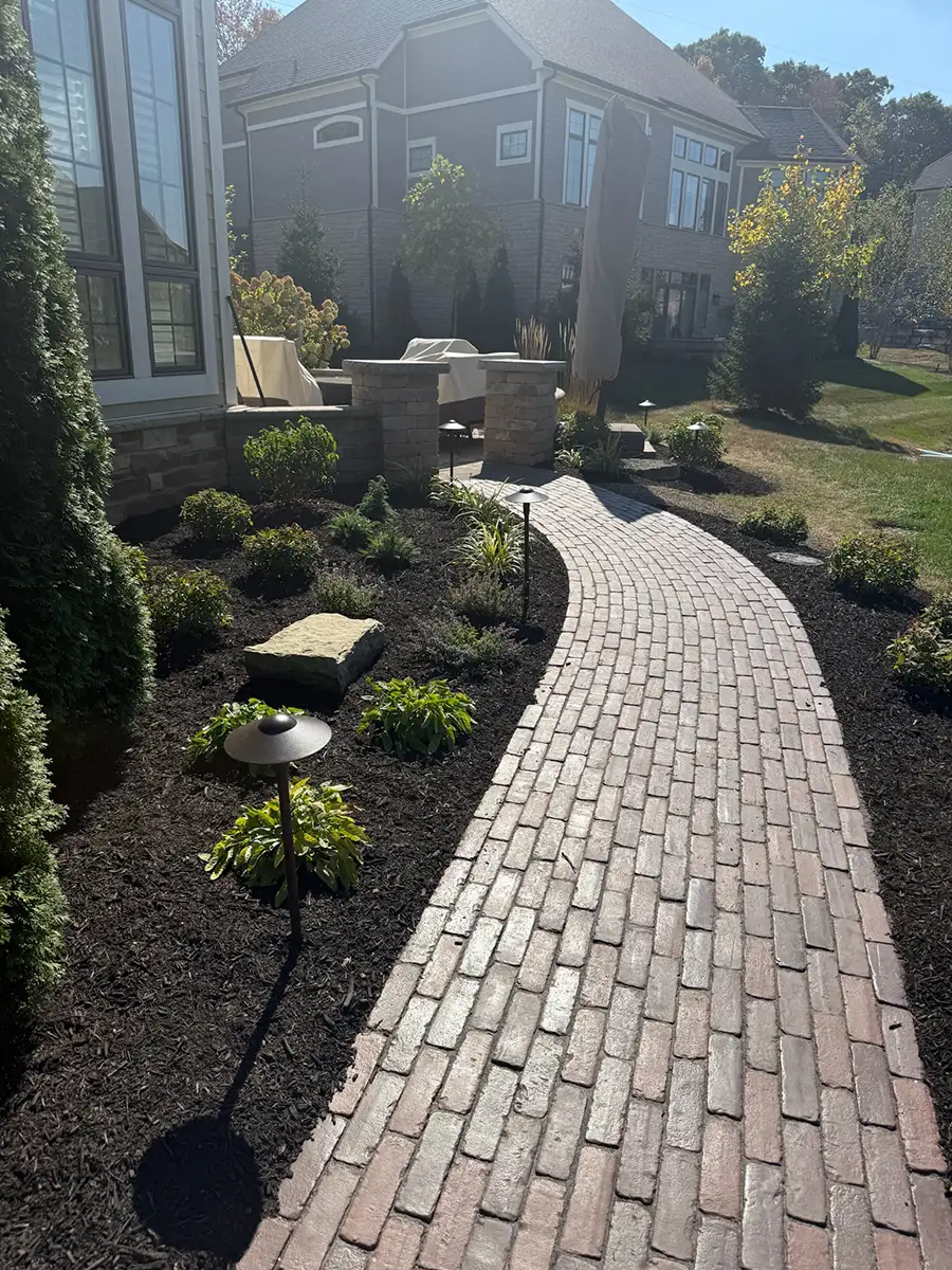 17 stone walkway by Riepenhoff Landscape